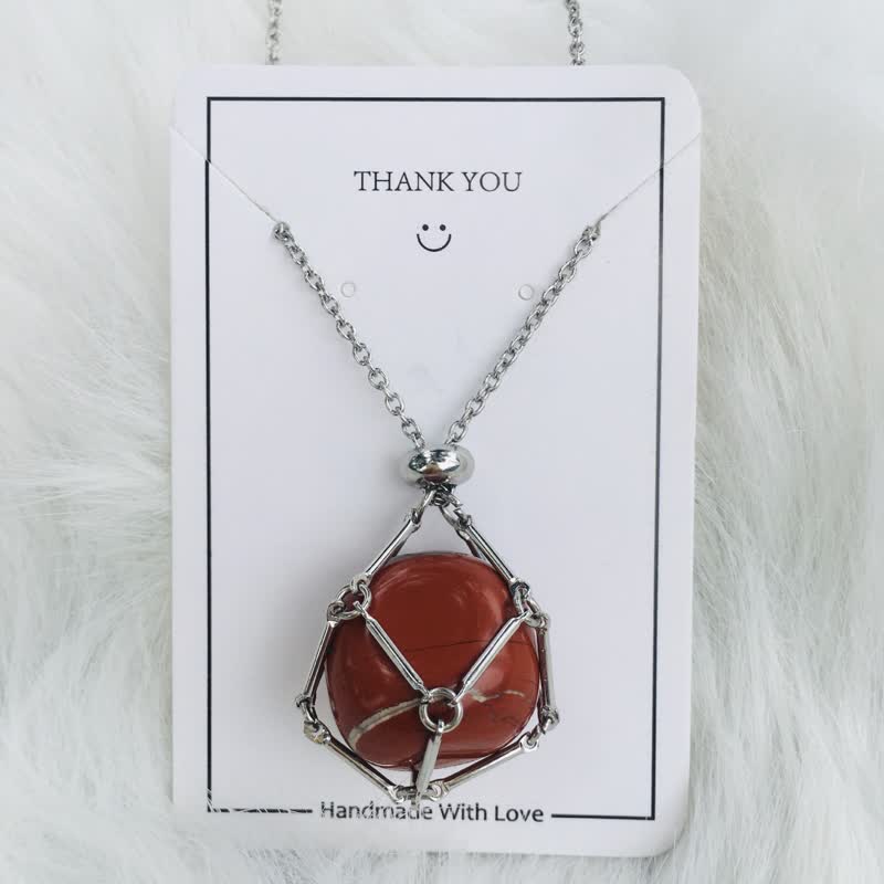 Iris - Elegant Natural Crystal Necklace