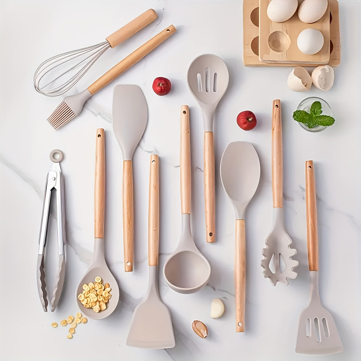 Nahrix - Heat-Resistant Scratch-Free Kitchen Utensil Set