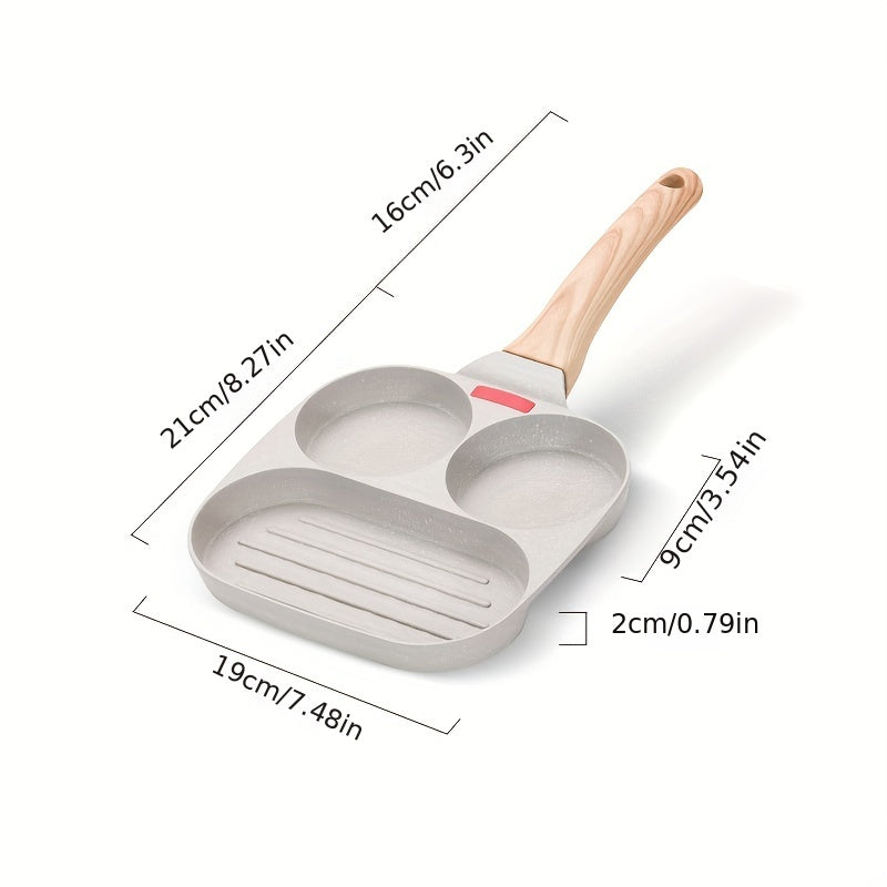 Quatro Cooking - Multi-Section Nonstick Frying Pan