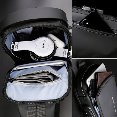 Fortalis - Anti-Theft Crossbody Bag with USB Charging Port
