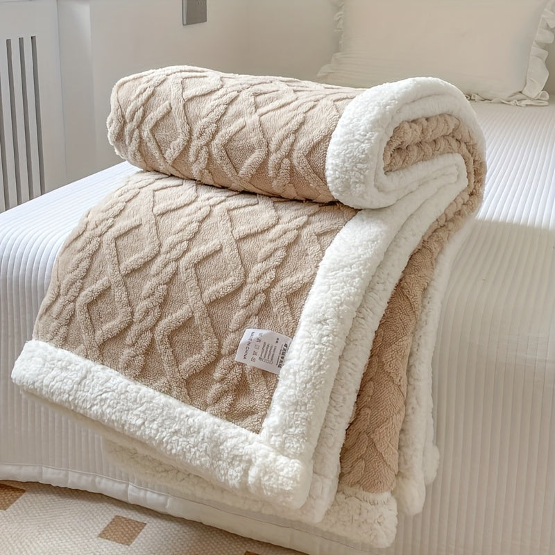 Weckfield - Soft Reversible Fleece Throw Blanket