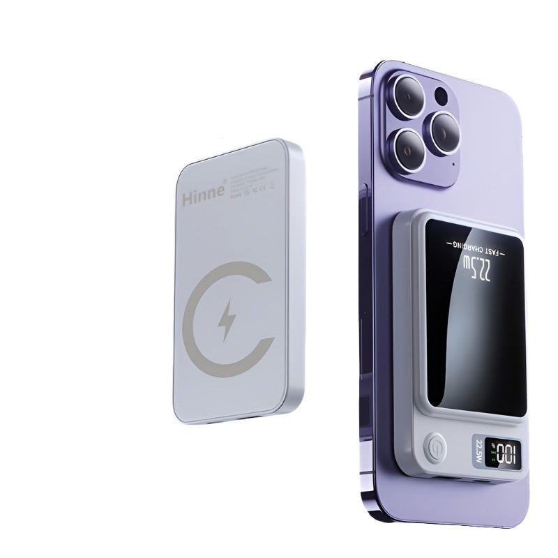 PowerMag - Compact Magnetic Power Bank for Ultra-Fast Charging