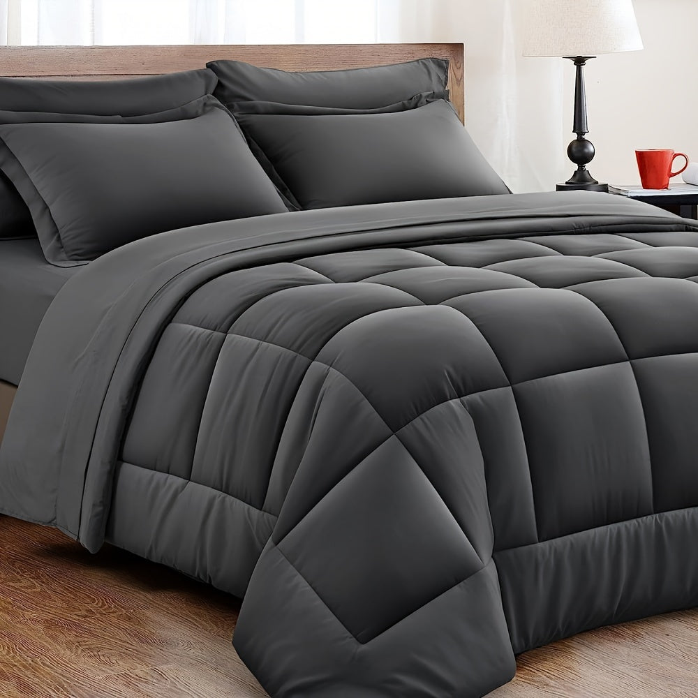 Hirlend - Soft 3-Piece Comforter Bedding Set