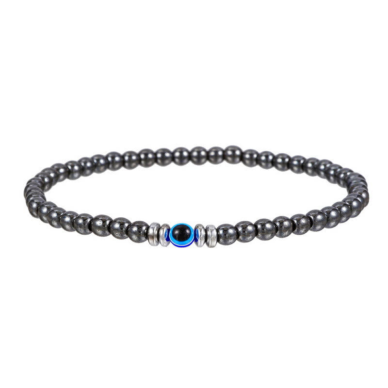Thor - 4mm Natural Stone Evil Eye Bracelet for Men