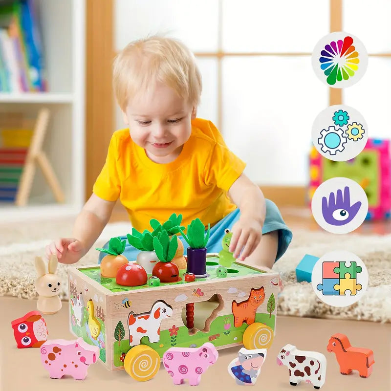 Pompalot - Montessori Learning Activity Toy Cube