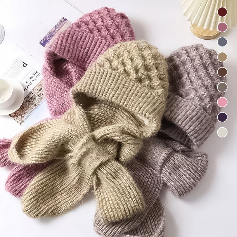 CozyWind - Beanie & Scarf Set for Cozy Winter Style