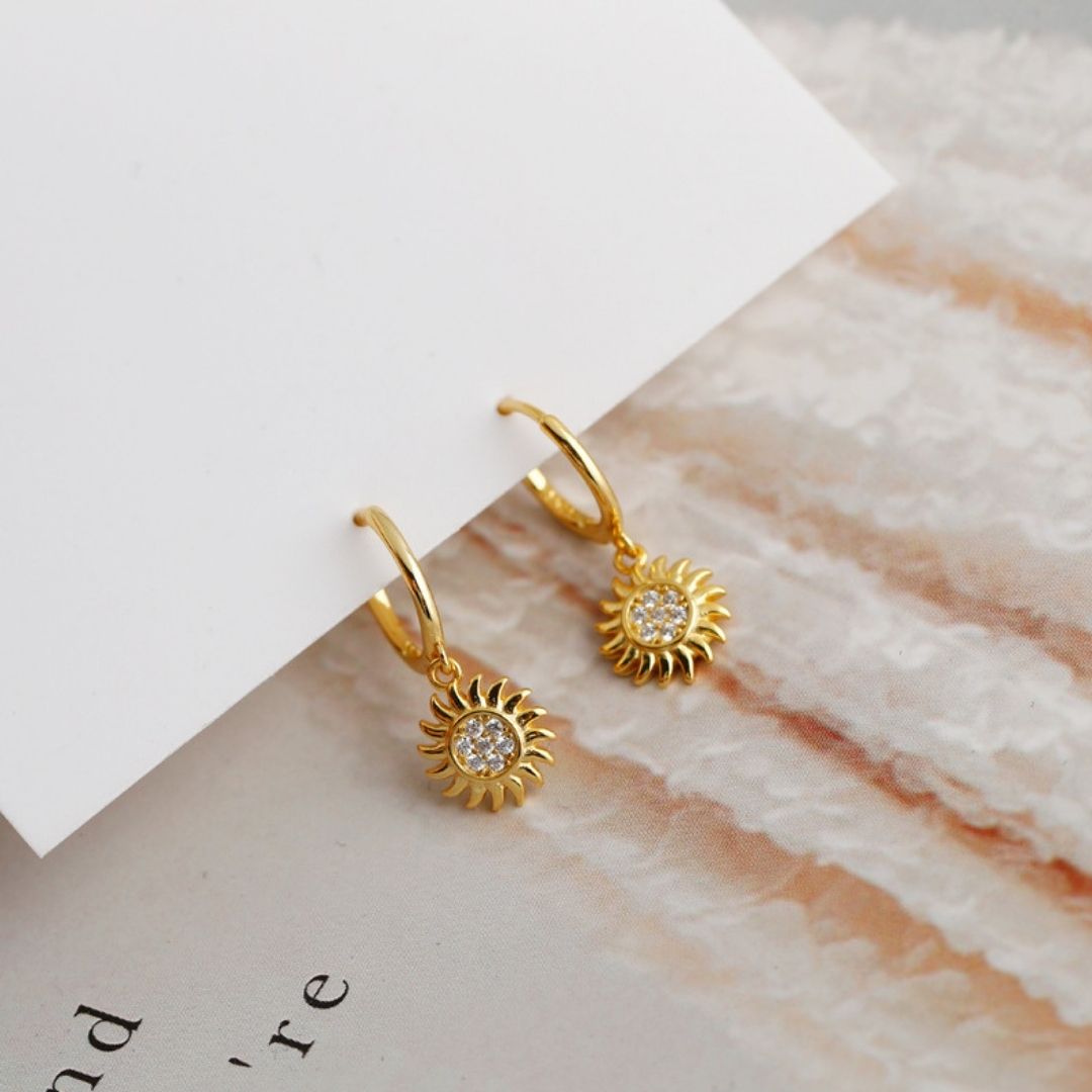 Loravel - Stylish Sun Earrings for Women