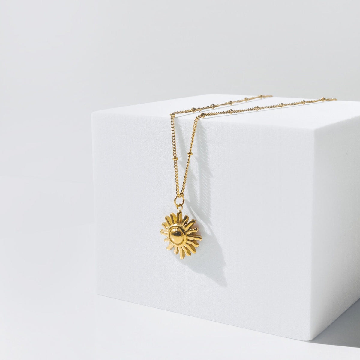 Uranova - Radiant Sun Pendant Necklace