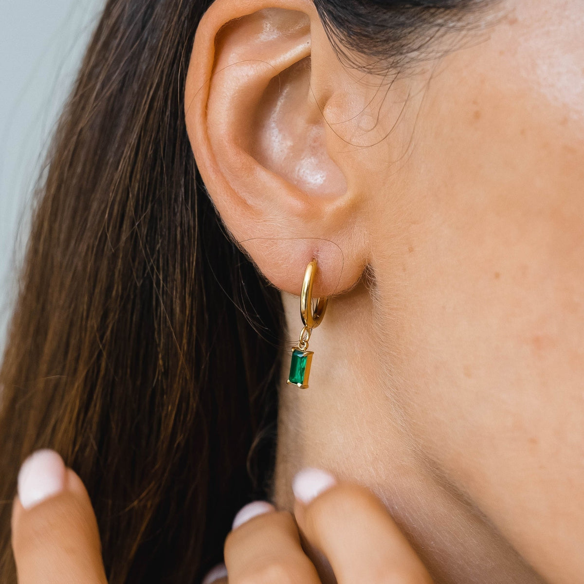 Utessa - Radiant Sea Glitter Earrings