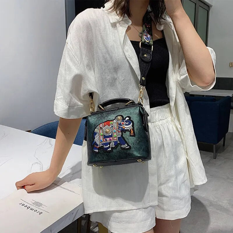 RoxyBag - A Luxe Crossbody Bag with Unique Embroidered Style