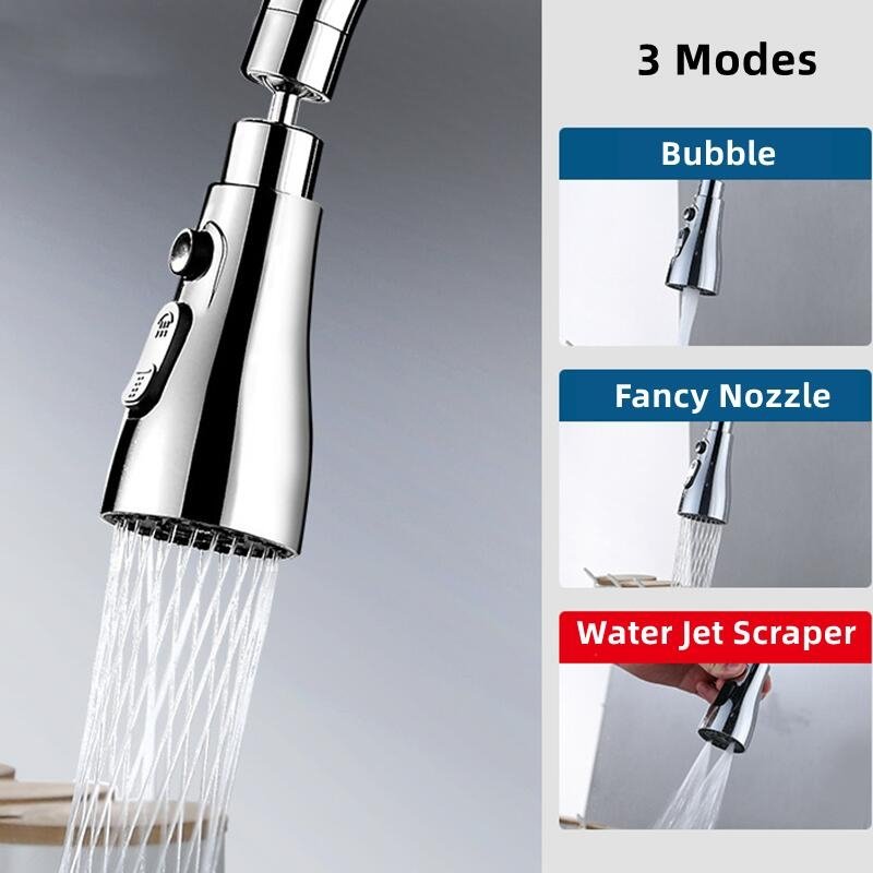 Dawcrest - 360-Degree Rotating Kitchen Faucet Sprayer