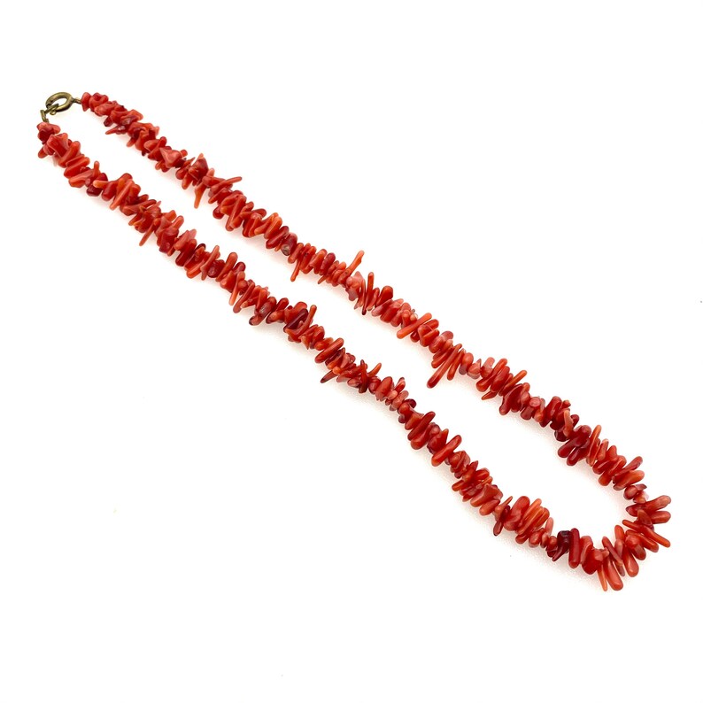 Cendaria Red Coral Necklace - Vibrant Bohemian Statement Piece