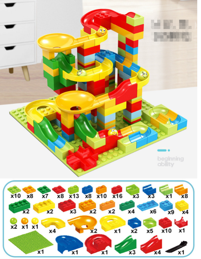 MarbleBuilder Set - Customizable Marble Run for Creative Play