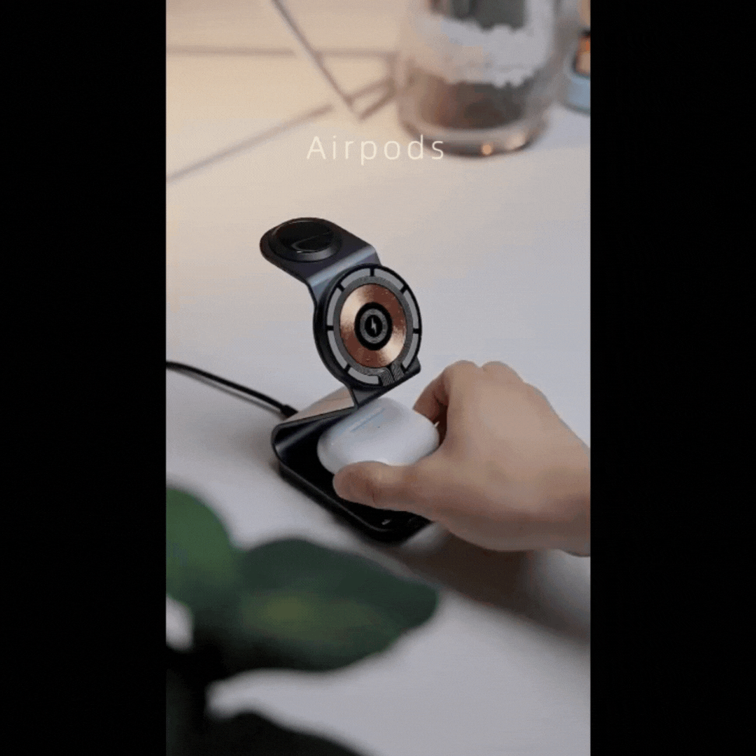 Chargy Pro - Magnetic 3-in-1 Wireless Charging Station