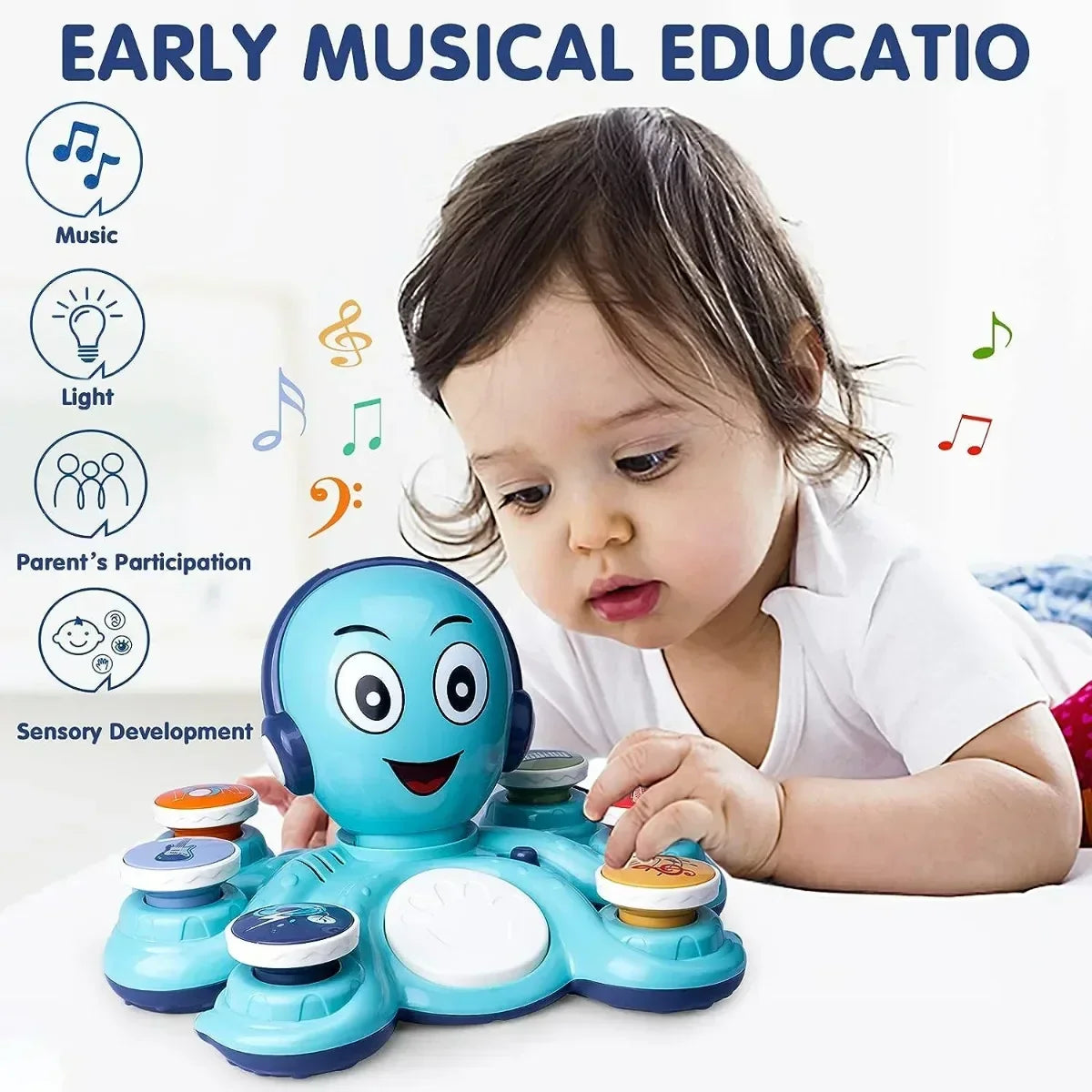 OctoJam - Interactive Musical Toy for Toddlers