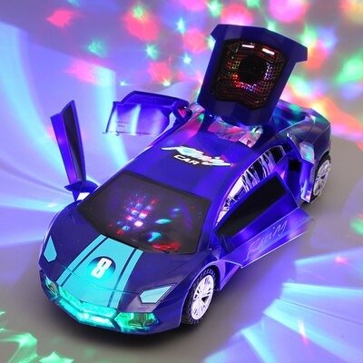 SpeedGlider - Police Car Toy with Lights and Sound