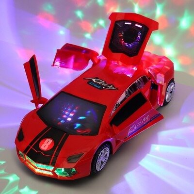 SpeedGlider - Police Car Toy with Lights and Sound