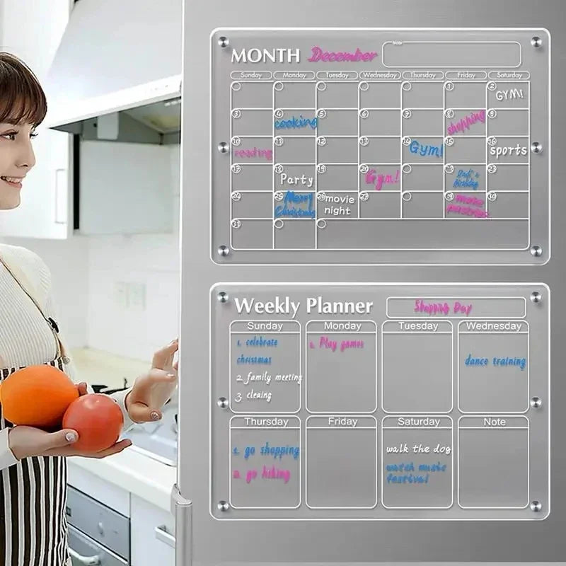 Calendly - Acrylic Magnetic Calendar Board