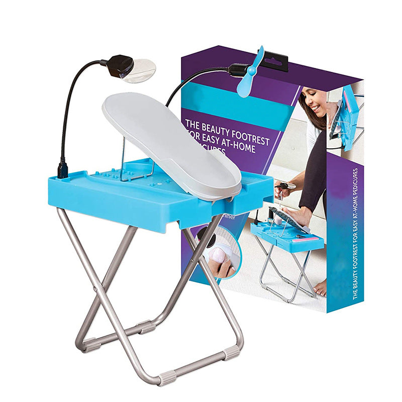 Glesmoor - Foldable LED Pedicure Stool