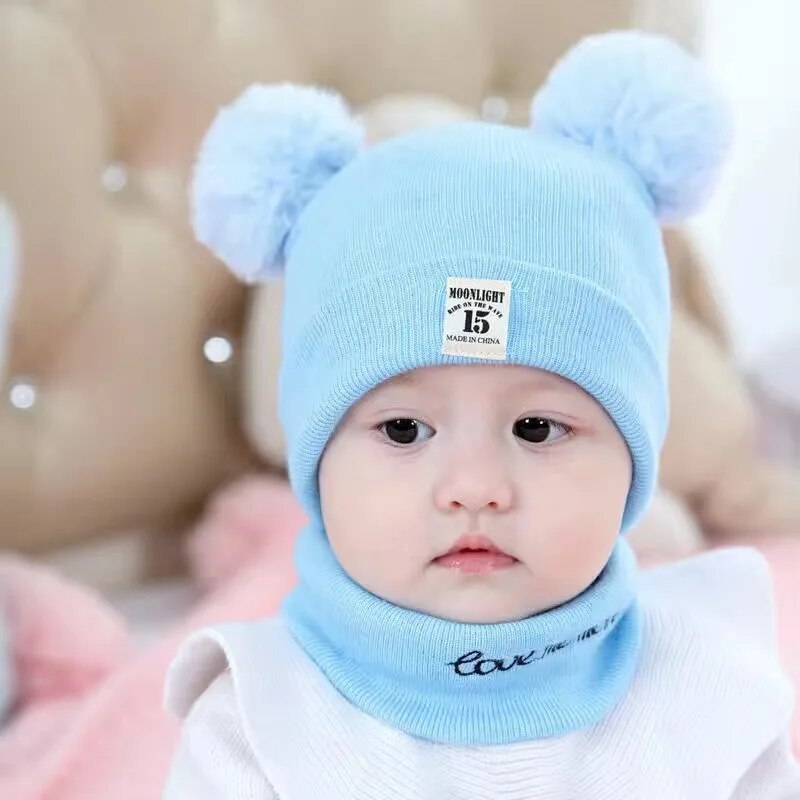 CozySnow - Trendy Kids Beanie with Pompom