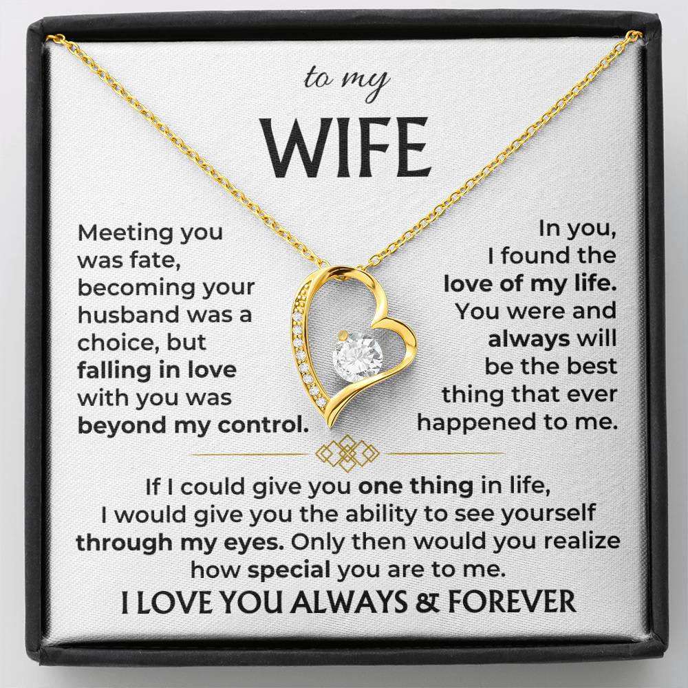 Diamond Love - Elegant Heart Necklace for Her