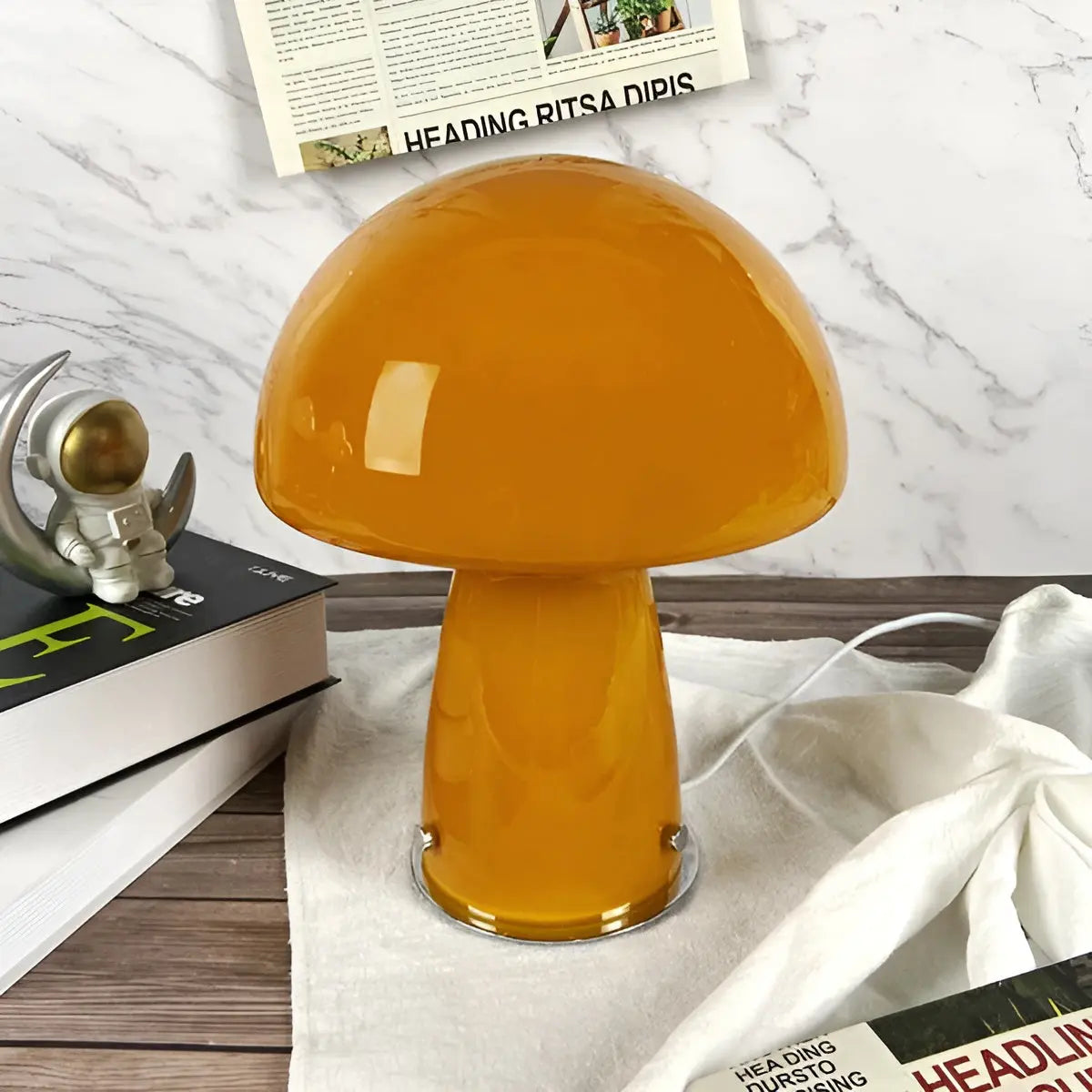 Prynhollow - Elegant Mushroom Lamp for Home