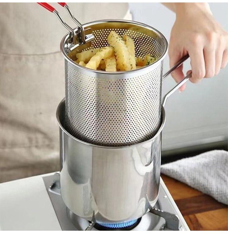 Lambrose - Stylish Stainless Steel Fryer for Healthier Meals