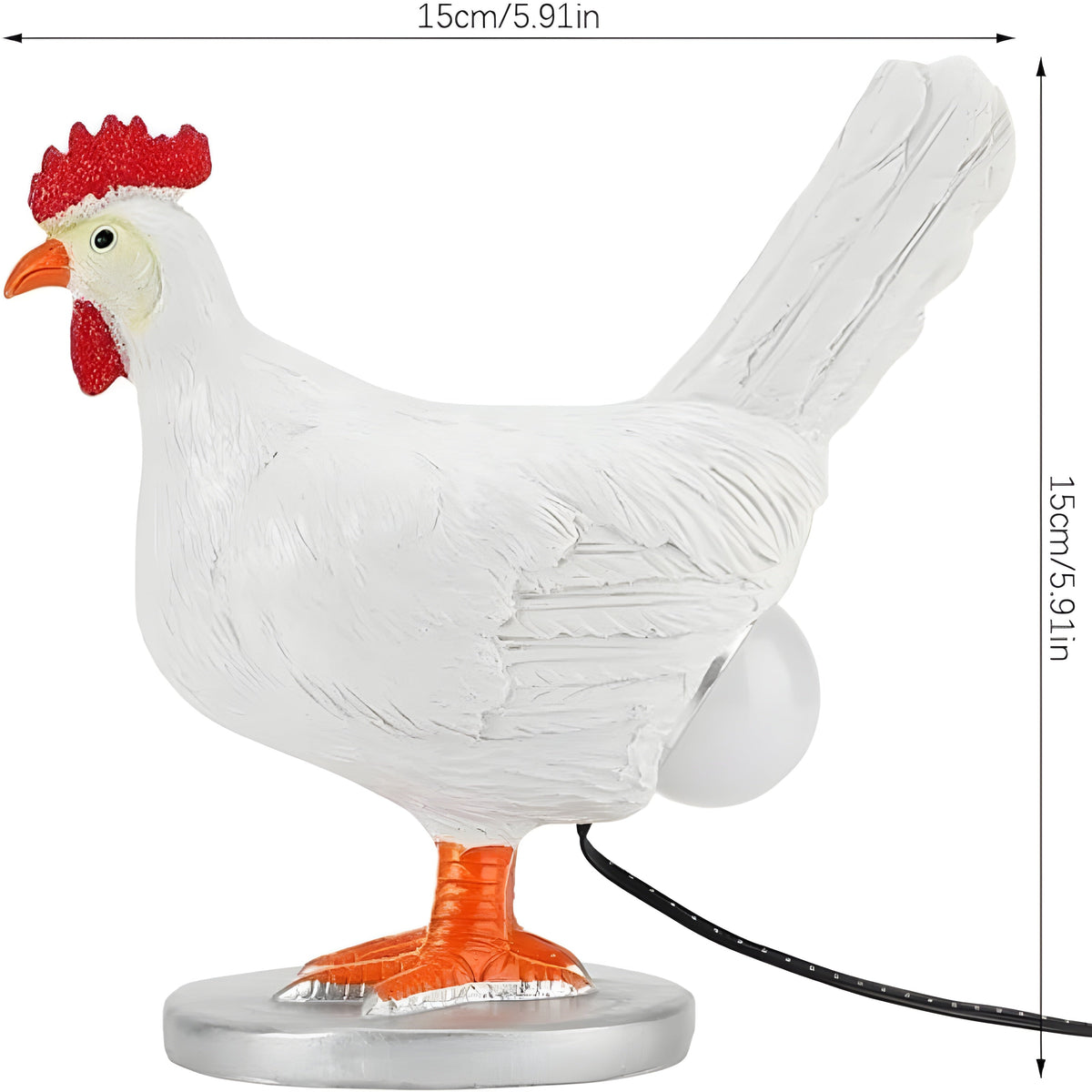 Mogrist - Chicken-Shaped Warm LED Table Lamp