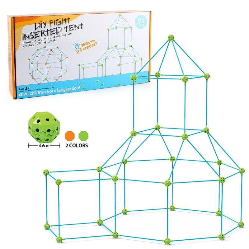 BuildMaster Kit - Complete Fort and Tent Building Set for Kids