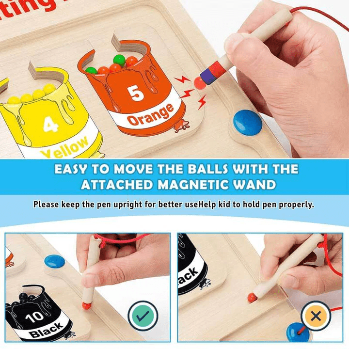 MagneticMaze - Magnetic Learning Maze for Kids