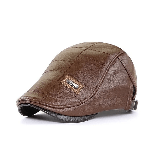 LuxeStyle Beret - Timeless Elegance in Leather