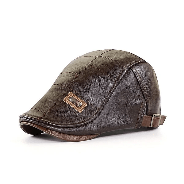 LuxeStyle Beret - Timeless Elegance in Leather