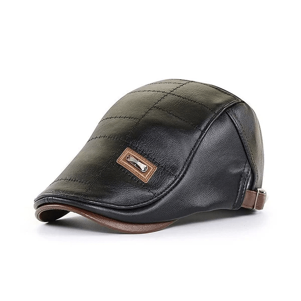 LuxeStyle Beret - Timeless Elegance in Leather