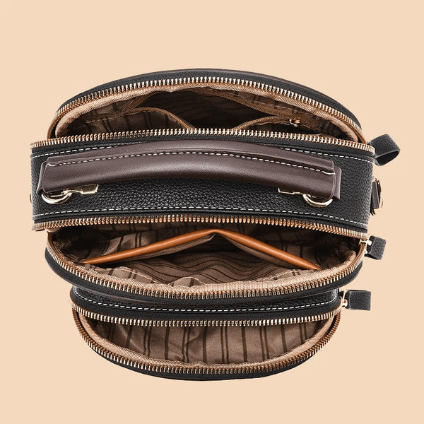 TimelessCharm - Elegant Leather Crossbody Bag for Everyday Wear