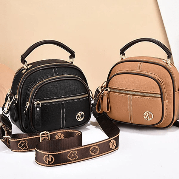 TimelessCharm - Elegant Leather Crossbody Bag for Everyday Wear