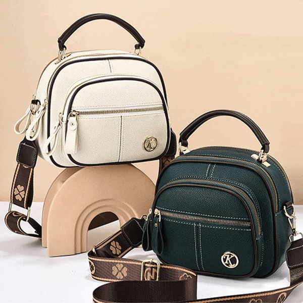 TimelessCharm - Elegant Leather Crossbody Bag for Everyday Wear