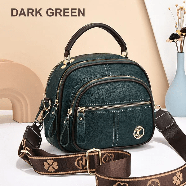 TimelessCharm - Elegant Leather Crossbody Bag for Everyday Wear