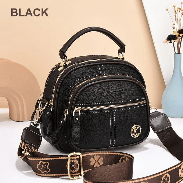TimelessCharm - Elegant Leather Crossbody Bag for Everyday Wear