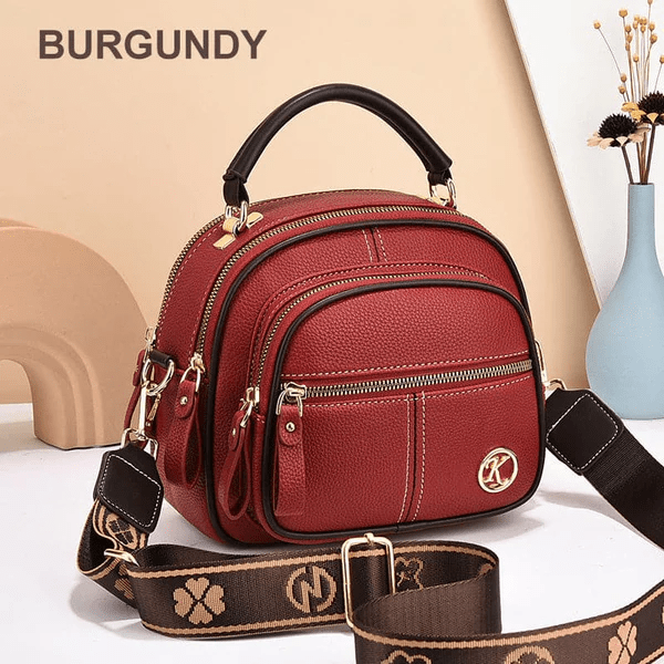 TimelessCharm - Elegant Leather Crossbody Bag for Everyday Wear