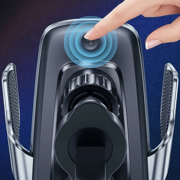QuickCharge Holder - Self-Clamping Wireless Car Charger Mount