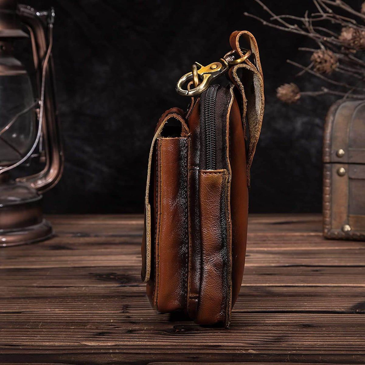 EliteGuard - Premium Leather Waist Bag for Men