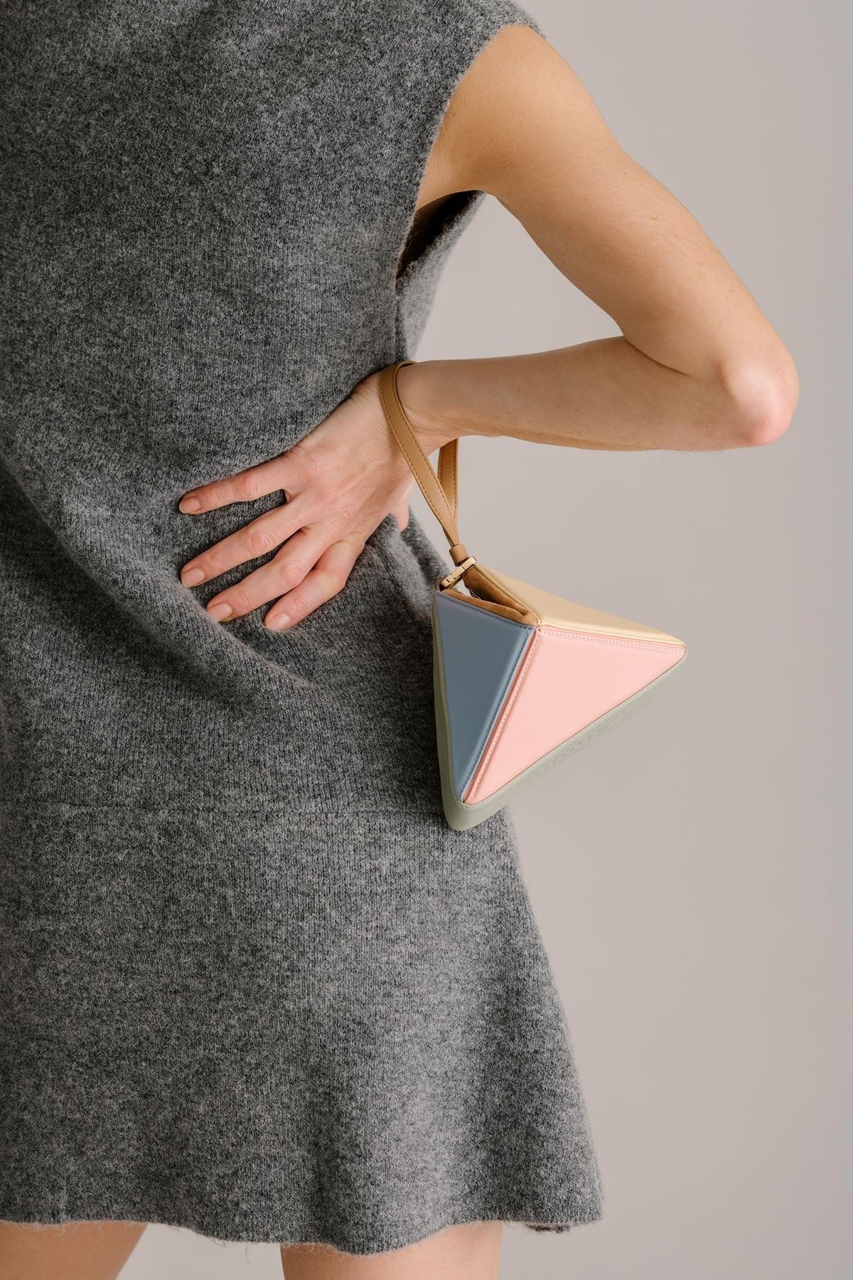 LuxeHarmony Mini Bag - A Compact Leather Accessory with Timeless Elegance