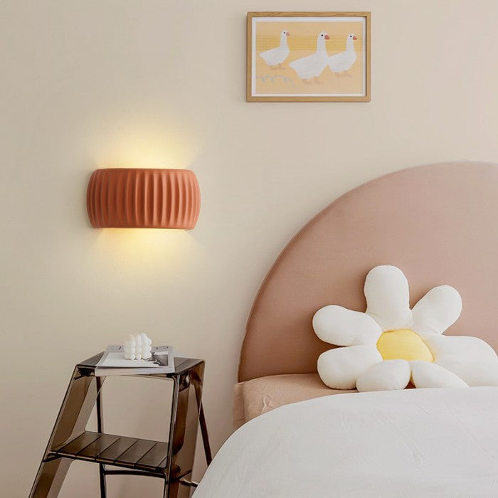 Voko Trail - Modern Ribbed Wall Sconce