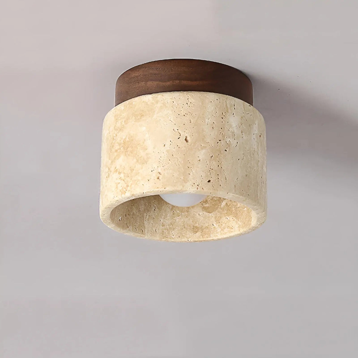 LumiStone Glow - Japanese Style Ceiling Lamp