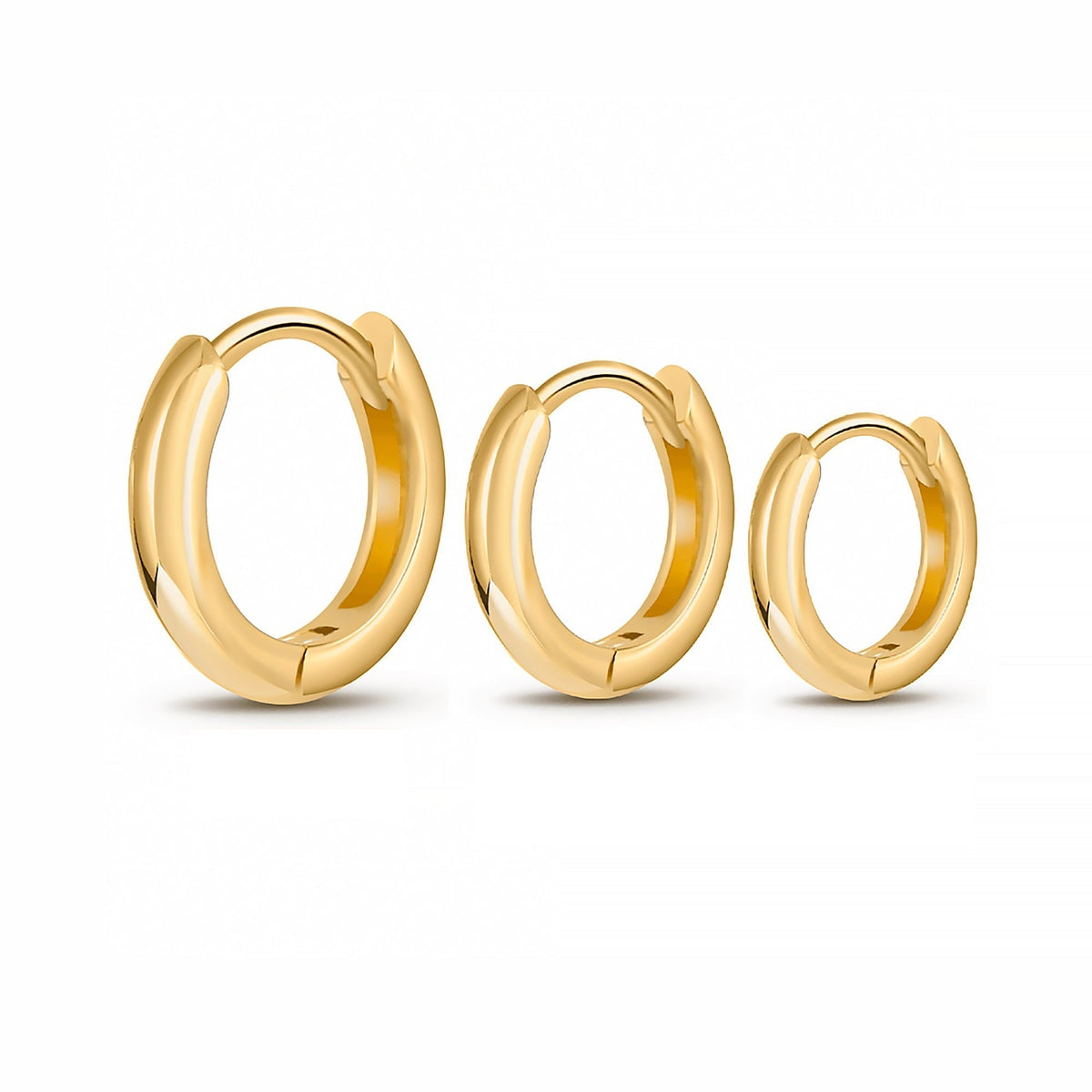 Triella - Triple Ring Hoop Earring Set