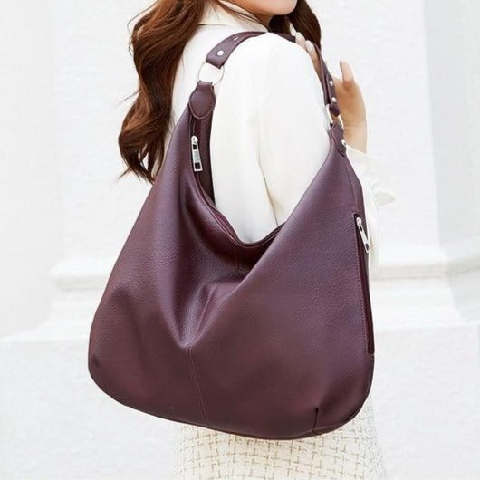 LeatherEase Bag - Luxe Leather Shoulder Bag for Everyday Wear