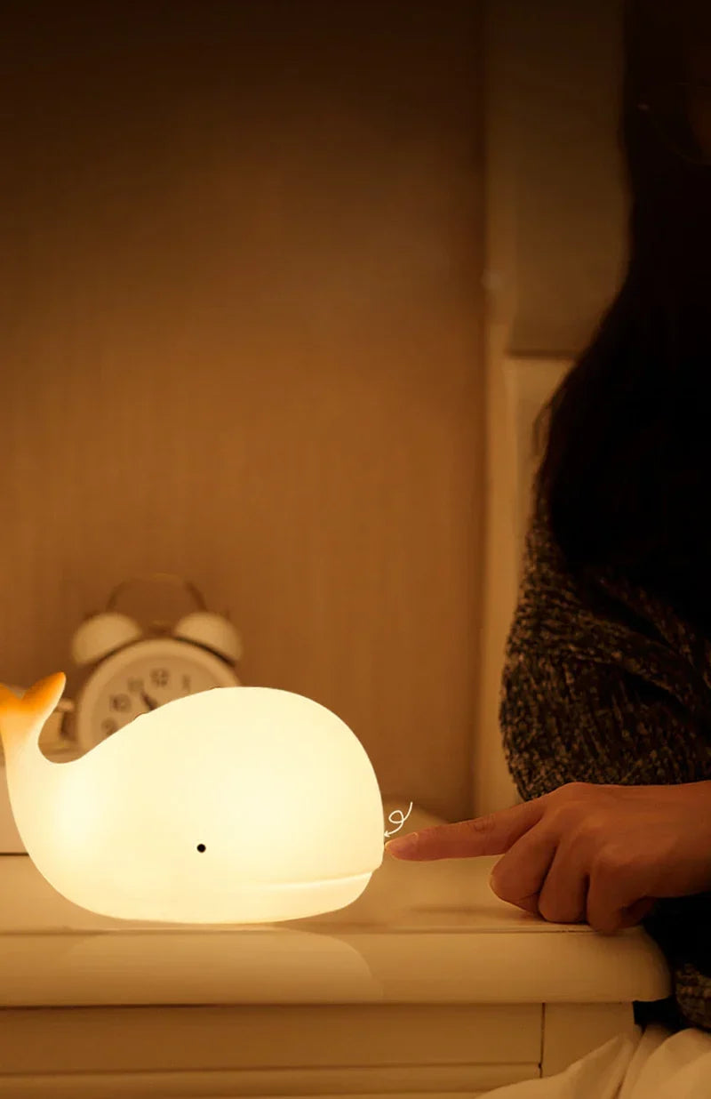 GlowWhale - Enchanting Color-Changing Whale Night Light