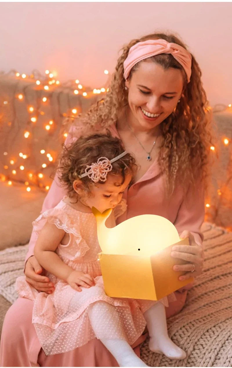 GlowWhale - Enchanting Color-Changing Whale Night Light