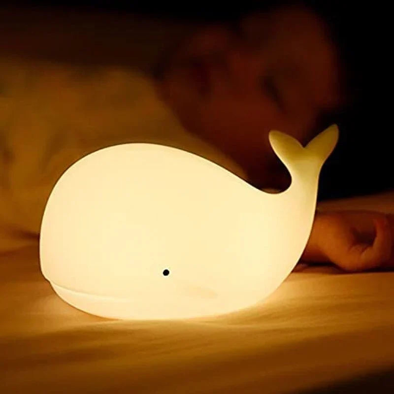 GlowWhale - Enchanting Color-Changing Whale Night Light