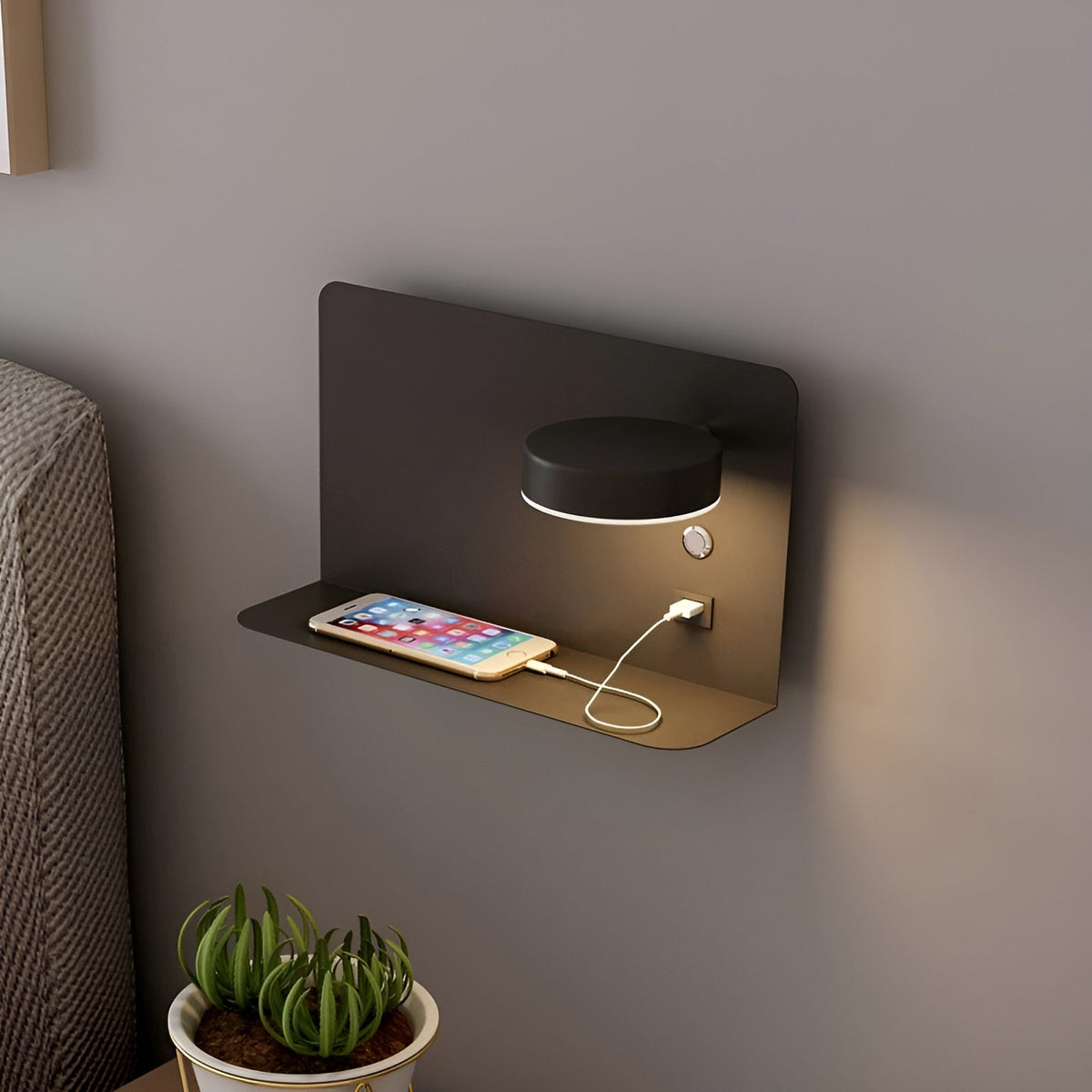 Grivoxa - USB Rechargeable LED Wall Light